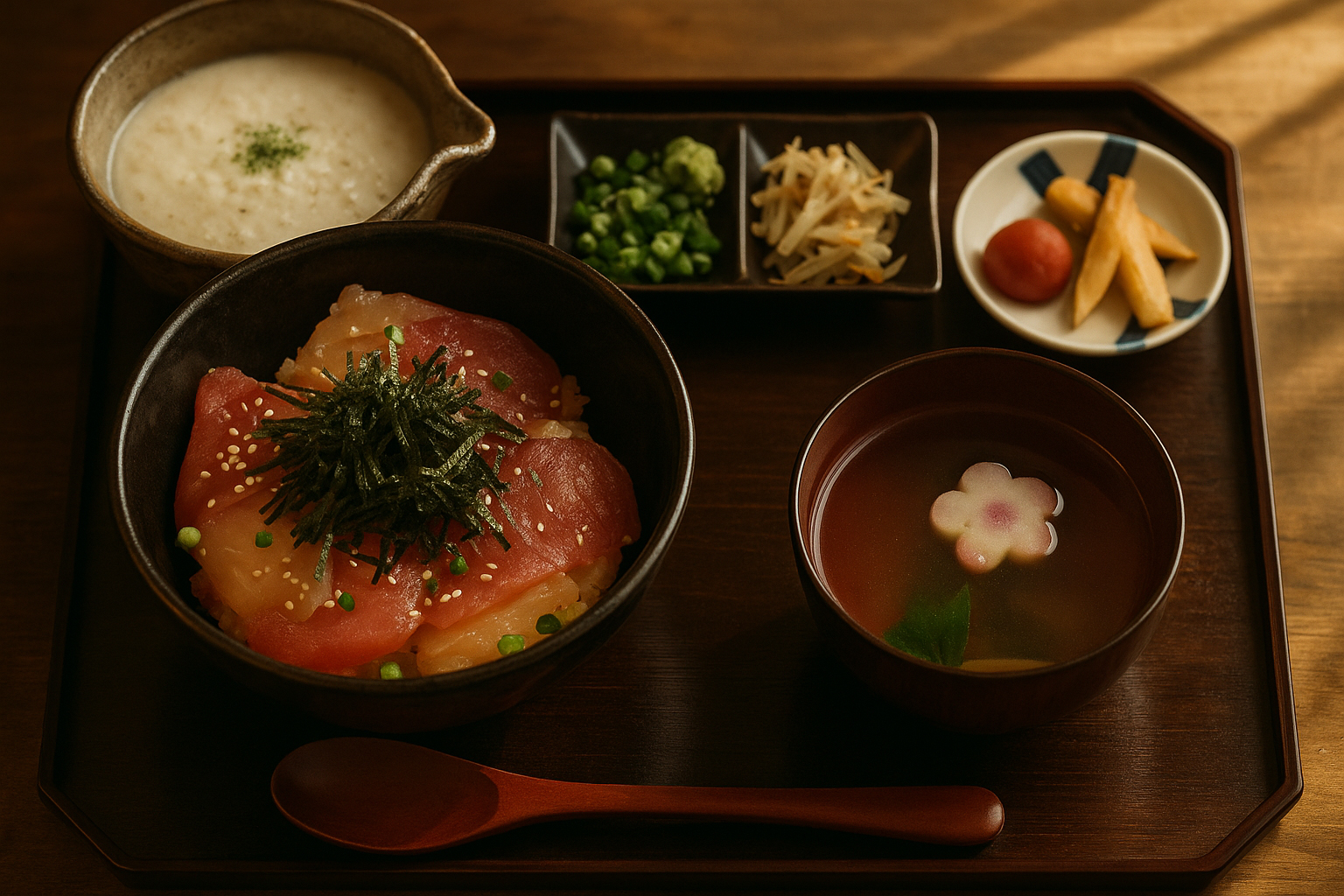 漬けまぐろのとろろ丼
