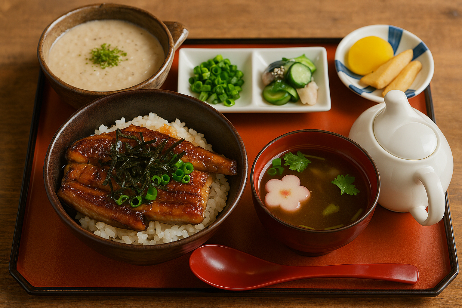 国産鰻とろろ丼